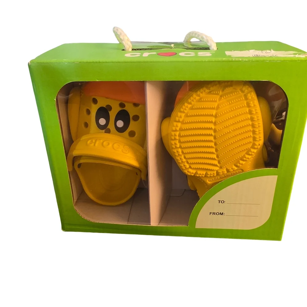 Crocs Infant Classic Littles Duck Size 2/3 New In Box MSRP $55